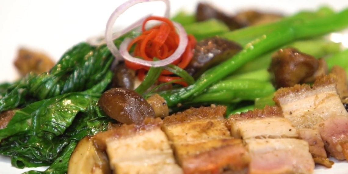 how to make roasted pork stir fry with cabbage new recipe for a family meal 05958