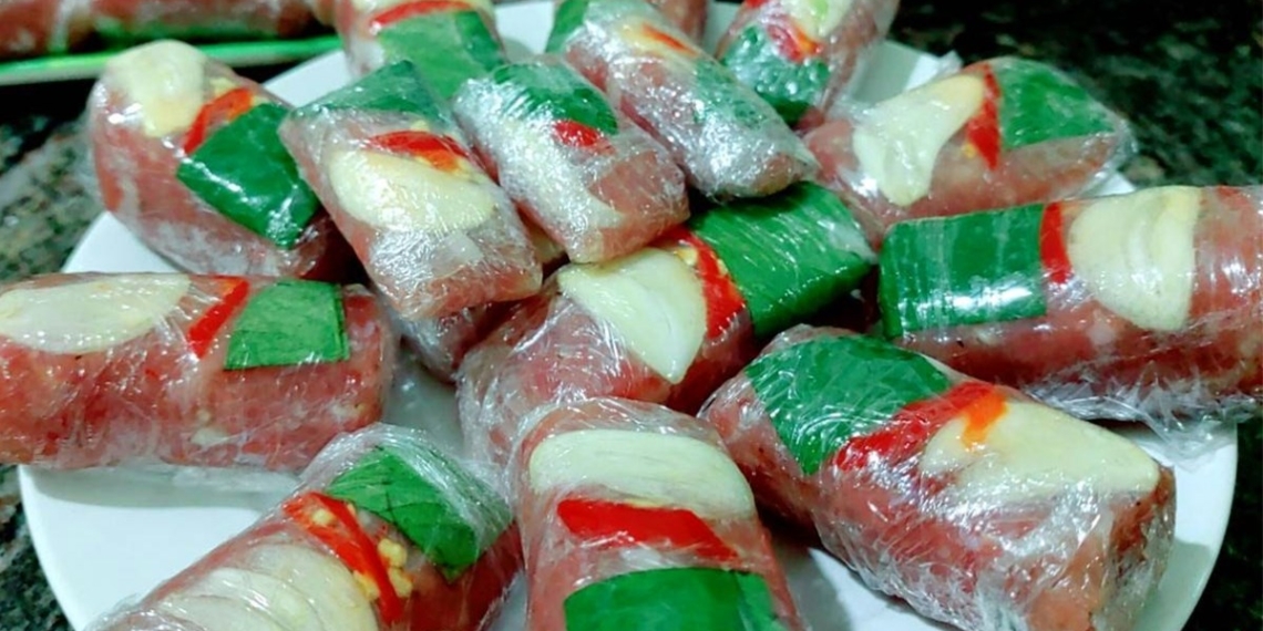 how to make thanh hoa fermented pork roll without need for delicious banana 12613