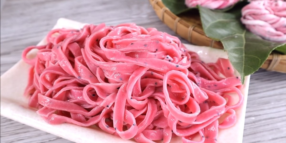 how to make thanh long red noodles simple delicious 02794