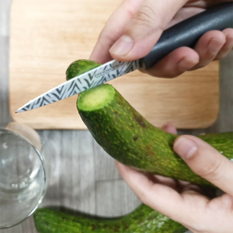 Step 1 Mash the avocado Avocado with yogurt