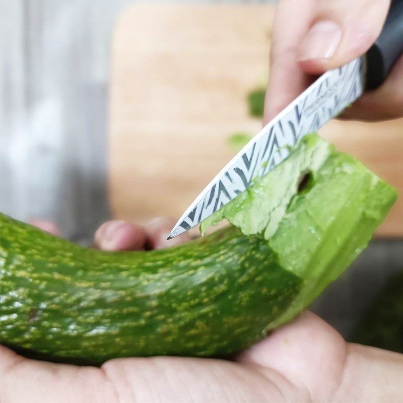 Step 1 Mash the avocado Avocado with yogurt