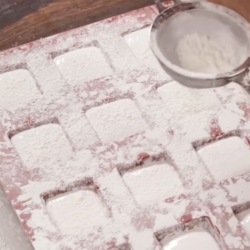 Step 3 Candy Molding Marshmallow Candy with Chocolate Filling