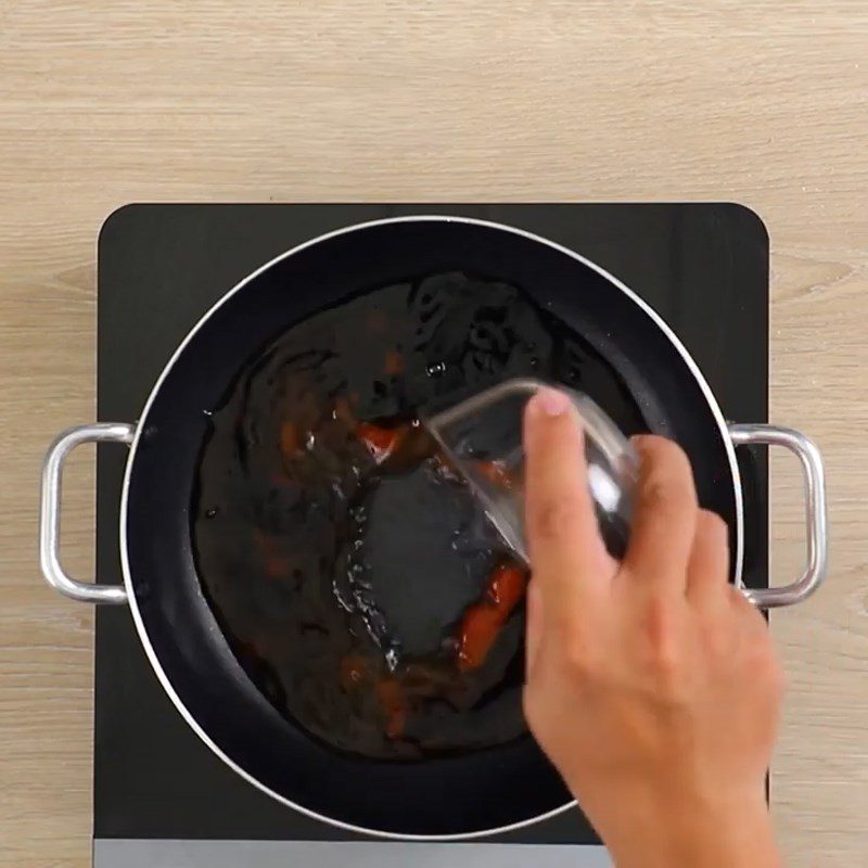 Step 4 Braise the tofu with coconut water Tofu with mushroom filling braised in coconut water