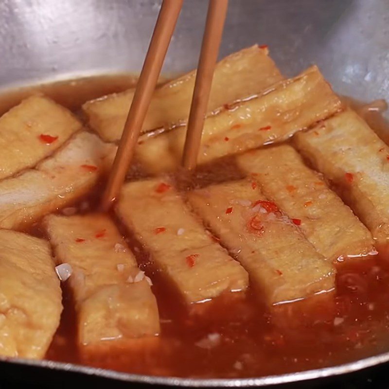 Step 3 Coconut milk braised tofu Braised tofu with coconut milk