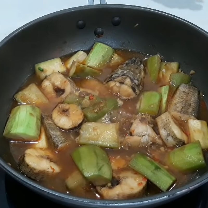 Step 3 Cooking Fish Snakehead Fish with Gourd