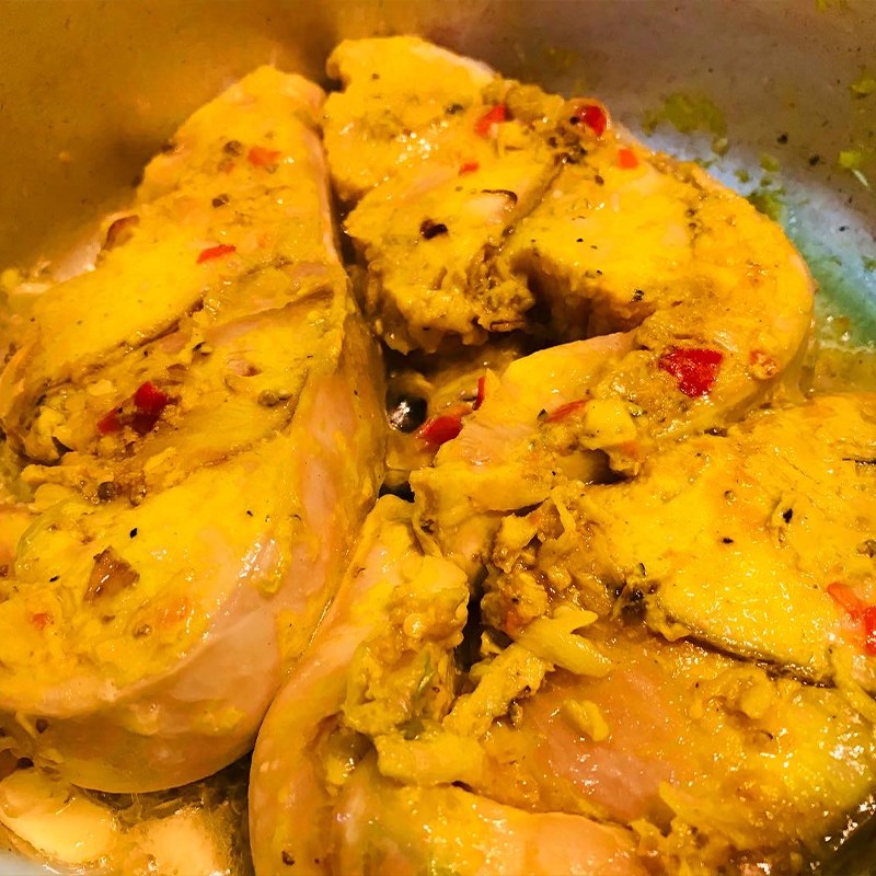 Step 3 Cook the Shark Fish with Turmeric