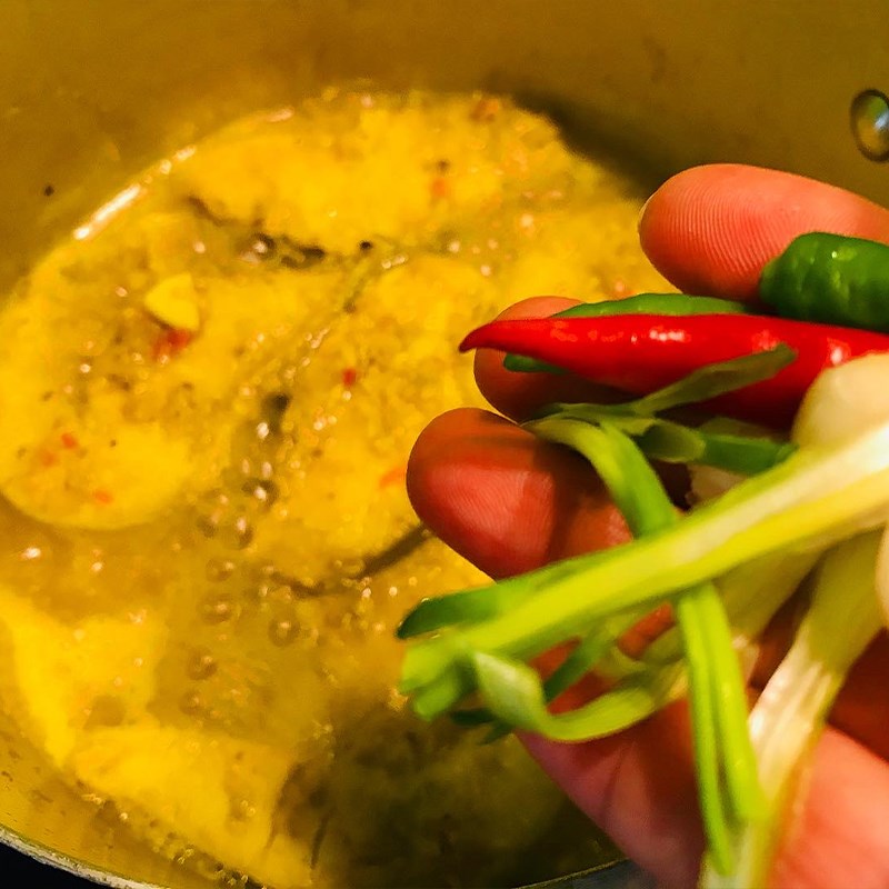 Step 3 Cook the Shark Fish with Turmeric