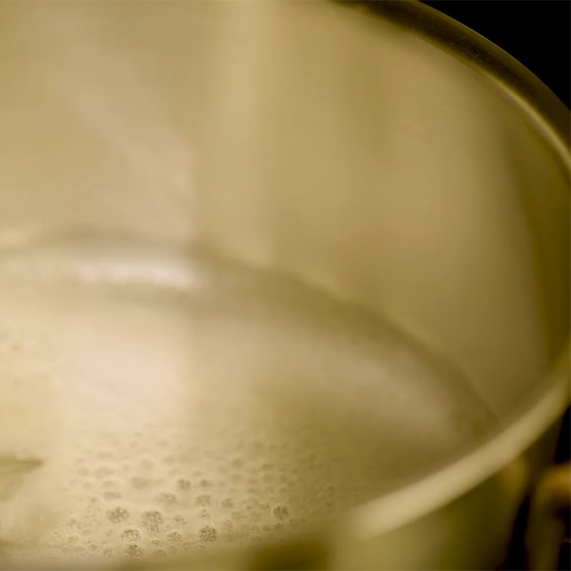 Step 1 Stir the Agar jelly powder mixture Honey jelly