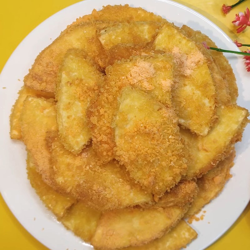 Step 4 Shake sake with cheese Fried sake shake with cheese