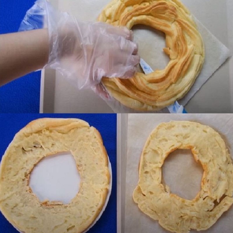 Step 4 Make the fruit cream puff Cream puff with fruit