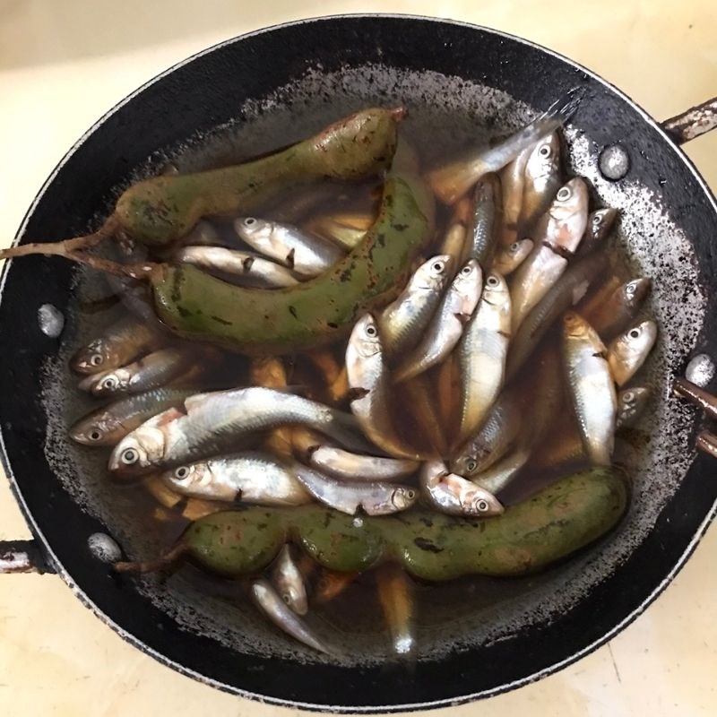 Step 3 Cooking the fish with tamarind Fish with tamarind sauce