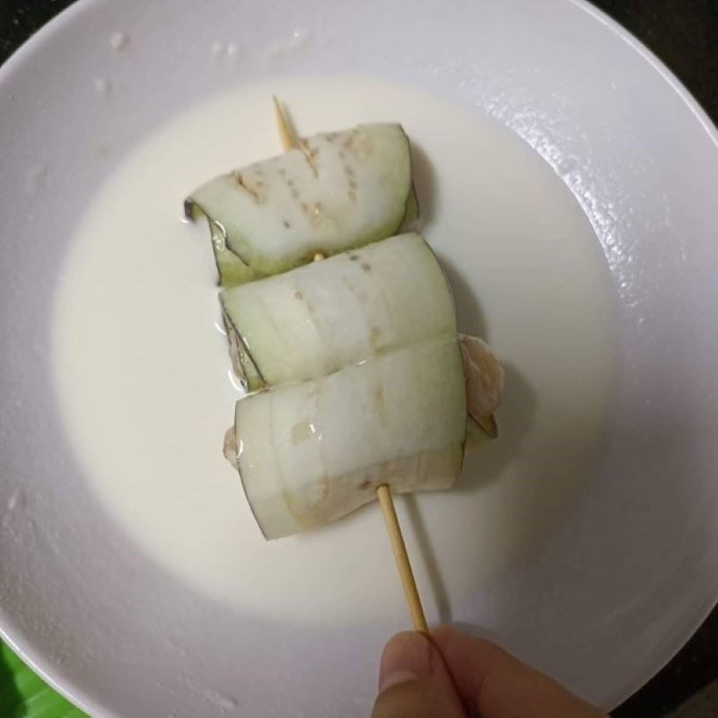 Step 3 Make crispy eggplant rolls Crispy eggplant rolls