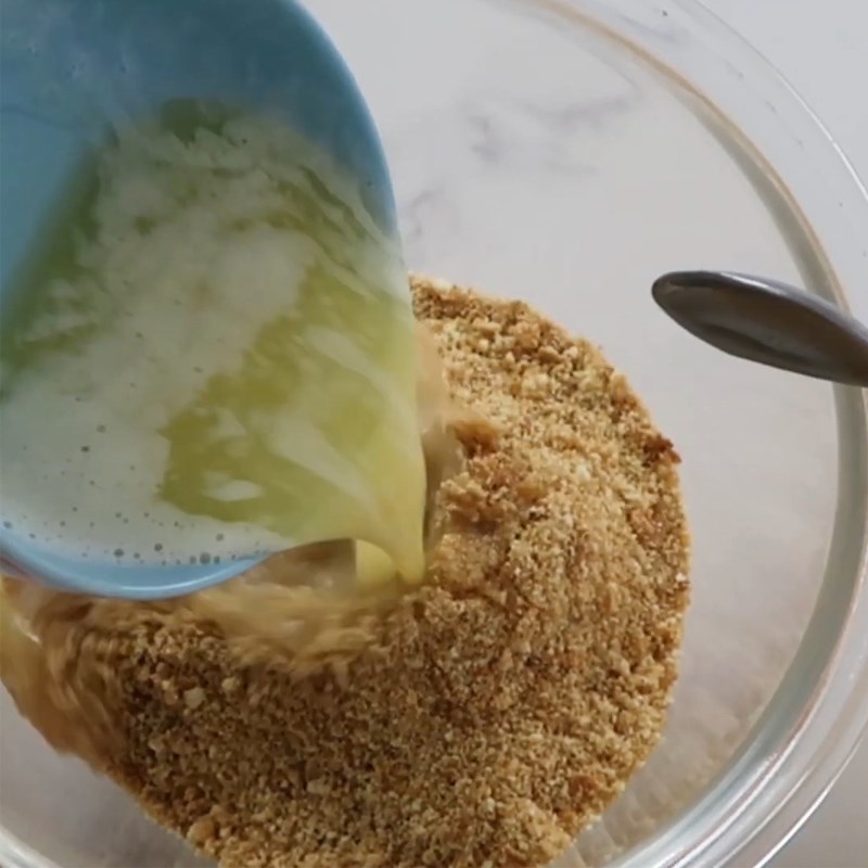 Step 1 Make the mousse cake base Green Tea Yogurt Mousse
