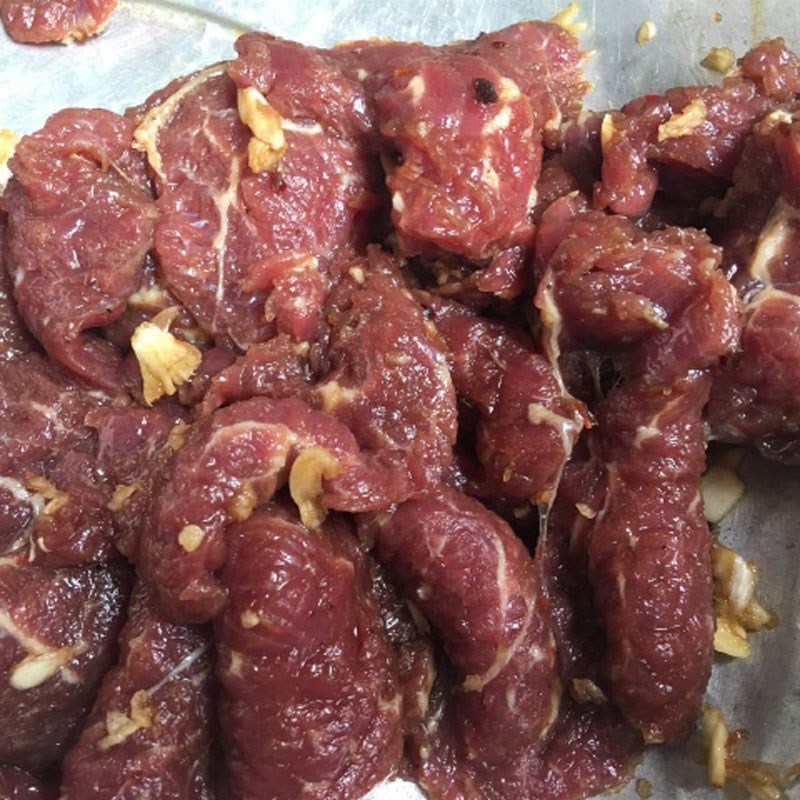 Step 2 Marinate the Beef for grilling Cu Chi