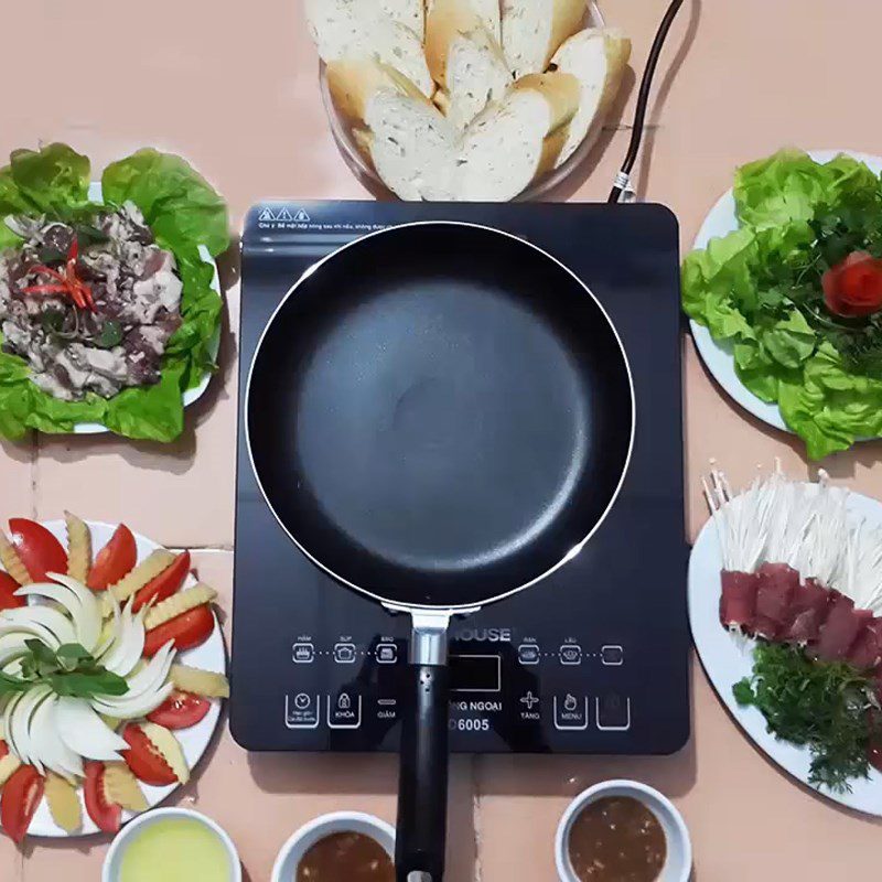Step 5 Making mixed grill hotpot