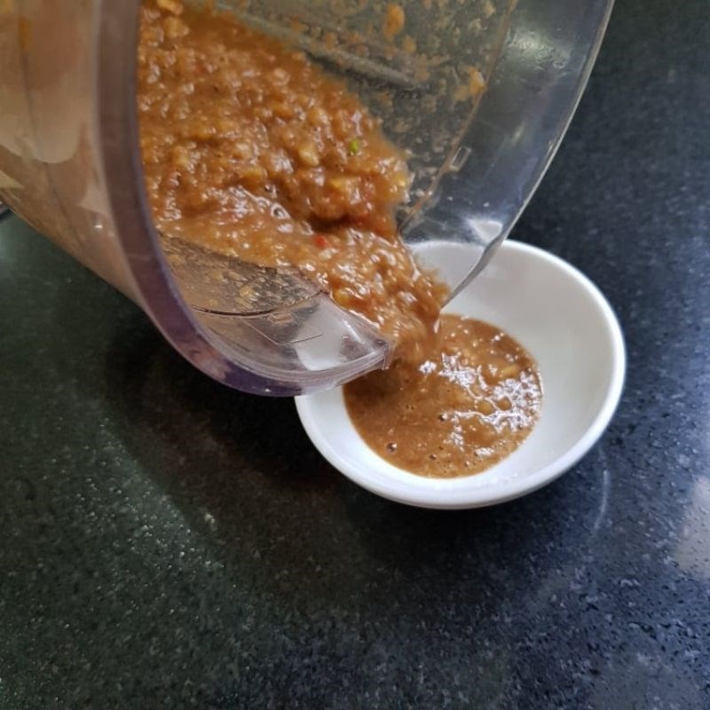 Step 4 Making dipping sauce for goat meat