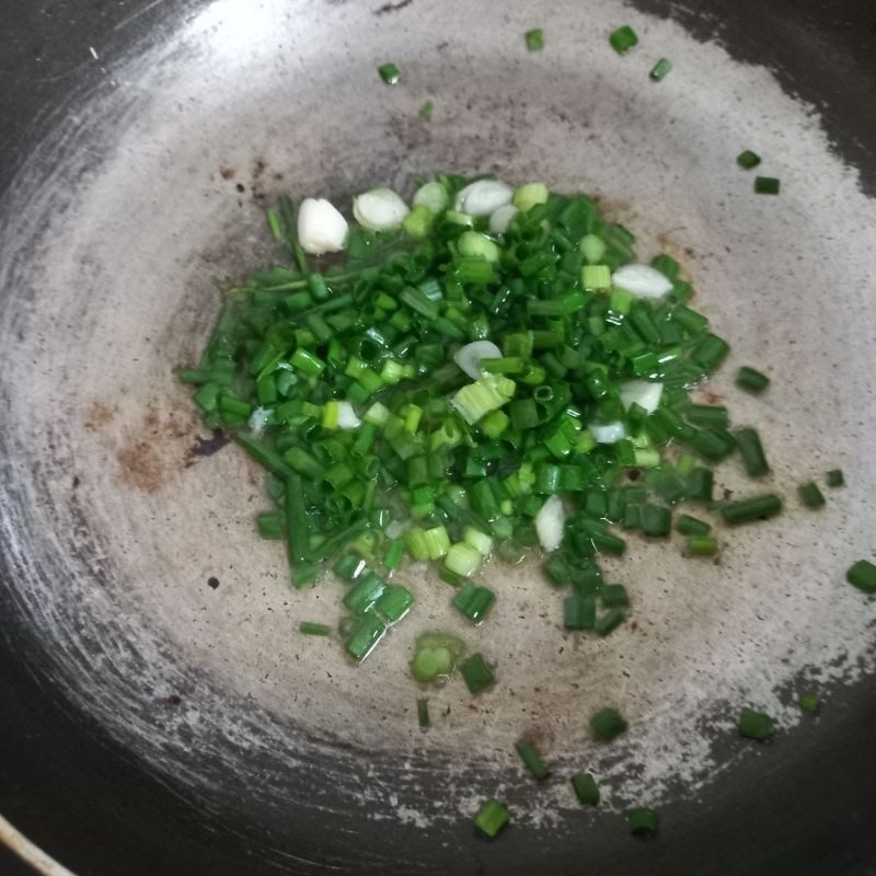 Step 4 Make Green Onion Oil Fried Eggplant with Fish Sauce
