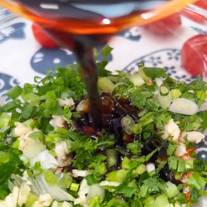 Step 2 Make the dipping sauce for Tomato Satay Hotpot