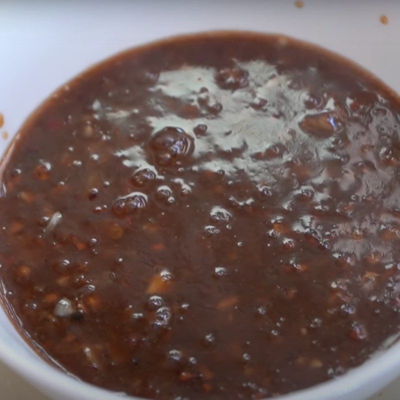 Step 4 Making satay duck sauce