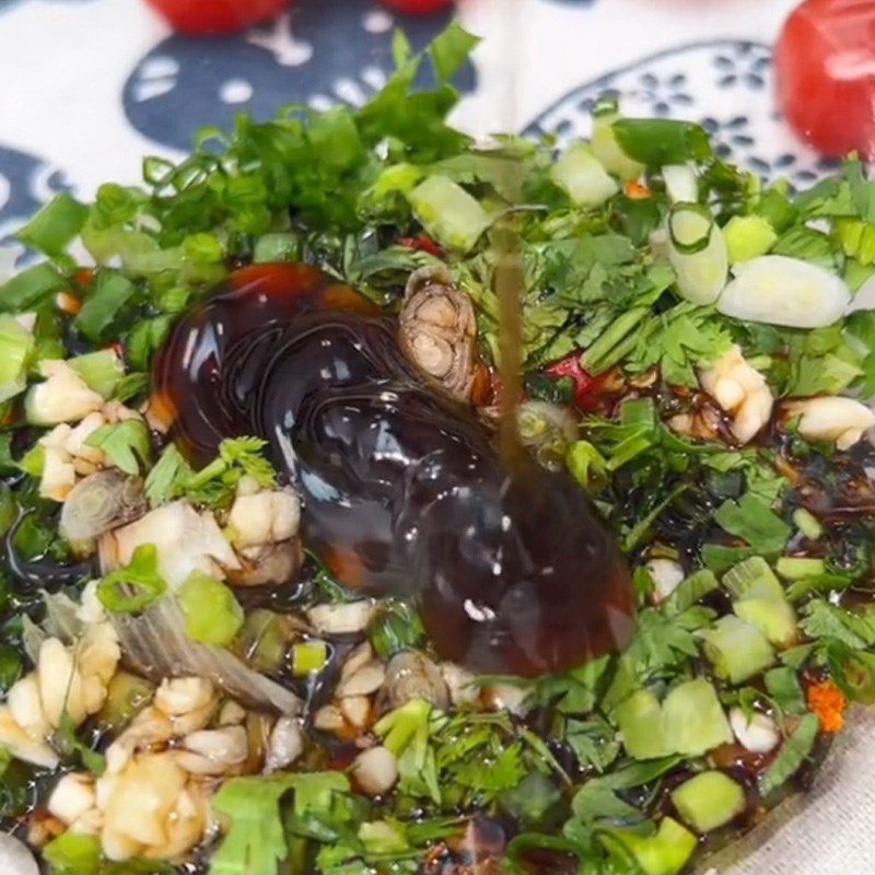 Step 2 Make the dipping sauce for Tomato Satay Hotpot
