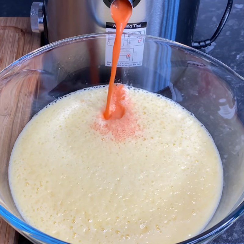 Step 2 Making pineapple carrot juice Pineapple carrot juice