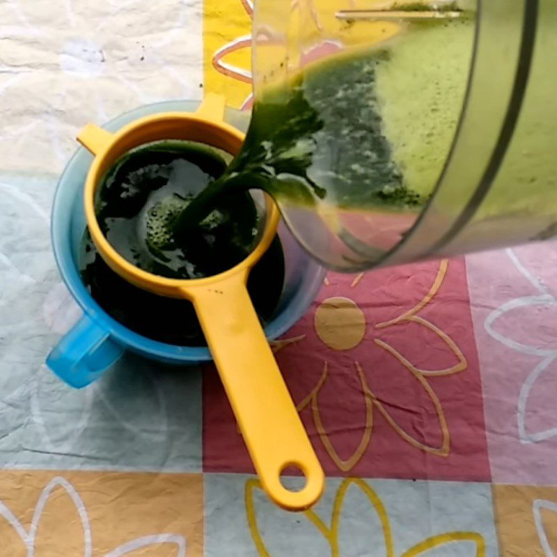 Step 2 Make chayote juice Chayote Juice with Lemon and Ginger
