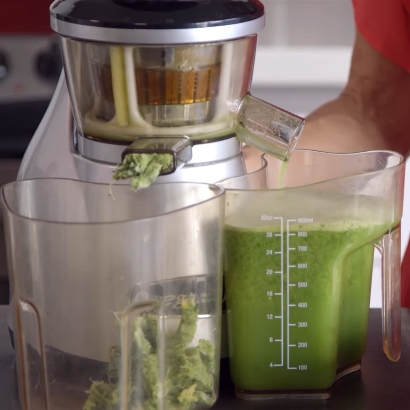 Step 2 Make lettuce juice Green apple celery cucumber juice