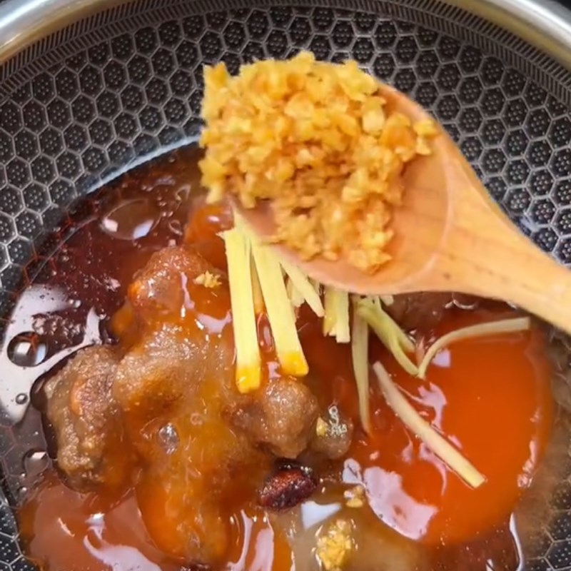 Step 4 Making tamarind sauce Fried quail eggs with tamarind sauce (Recipe shared from Tiktok Cooking with TasteVN)