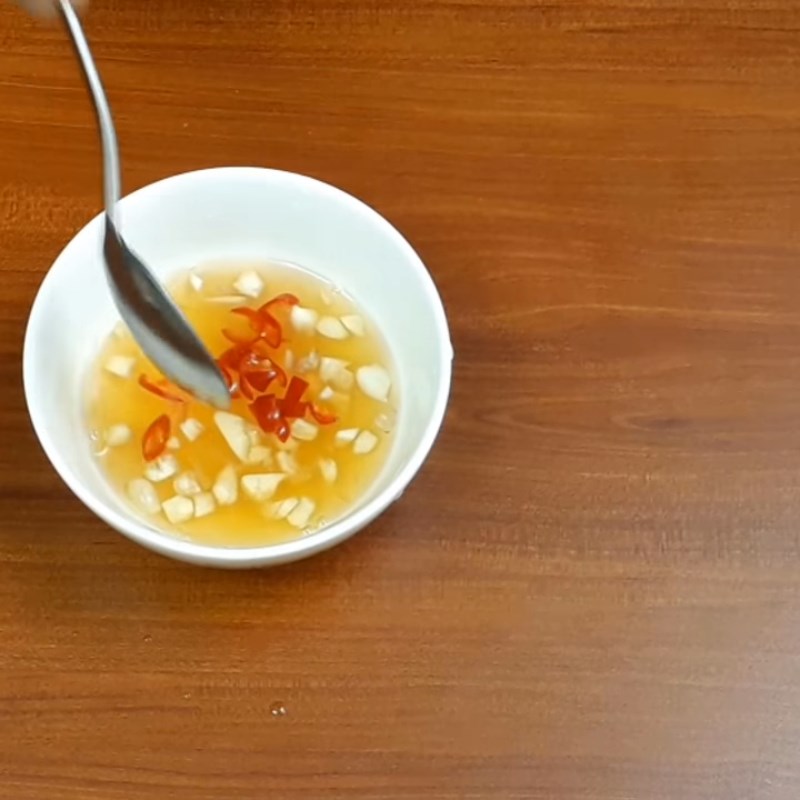 Step 2 Make the dressing for Bitter Melon Salad with Shrimp and Pork