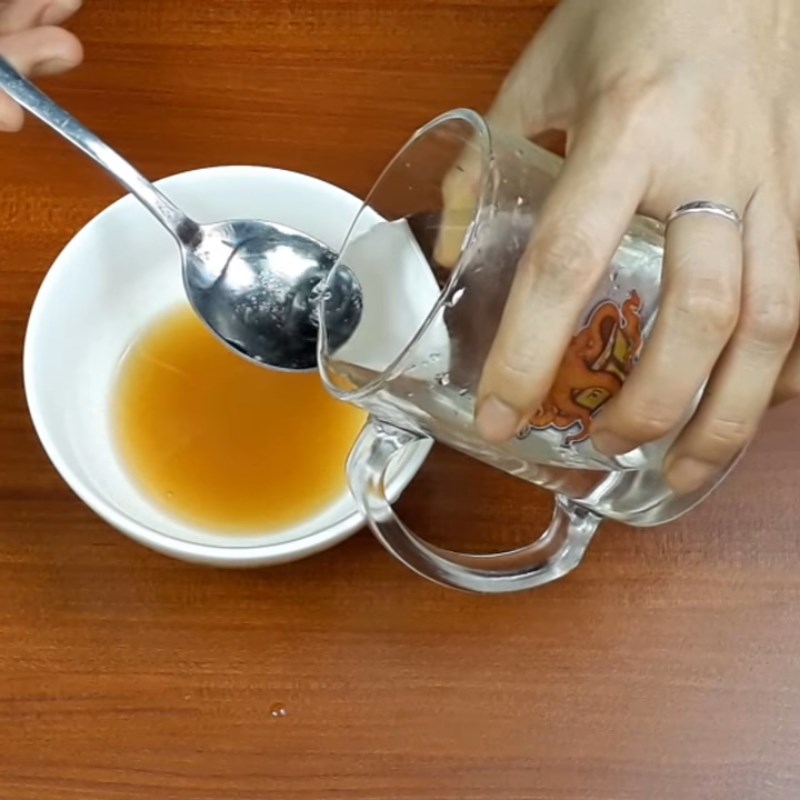 Step 2 Make the dressing for Bitter Melon Salad with Shrimp and Pork