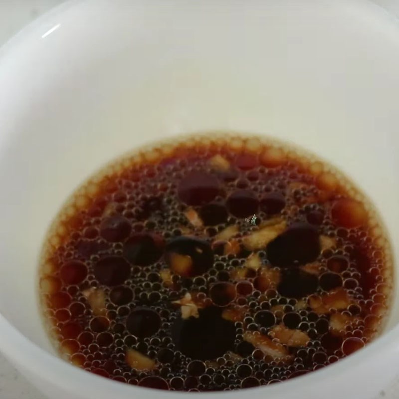 Step 4 Make the dipping sauce for mixed vermicelli Mixed vermicelli for weight loss eat clean