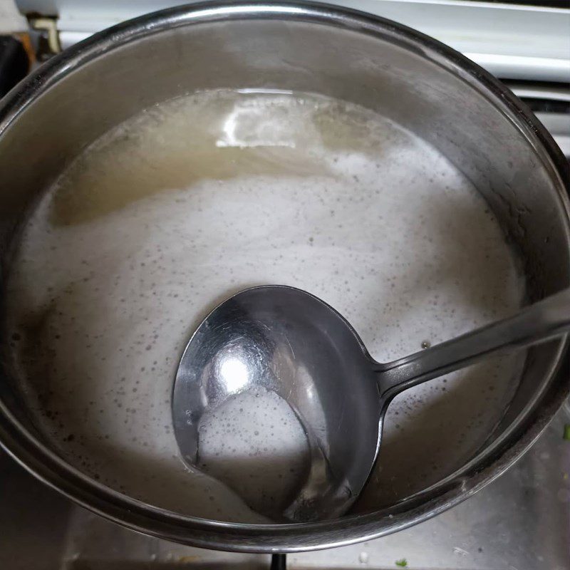 Step 3 Making rambutan jelly Rambutan jelly