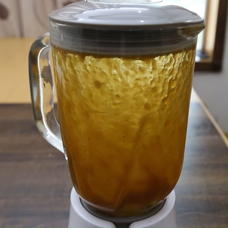 Step 2 Making the caramel peach syrup for Caramel Peach Soda