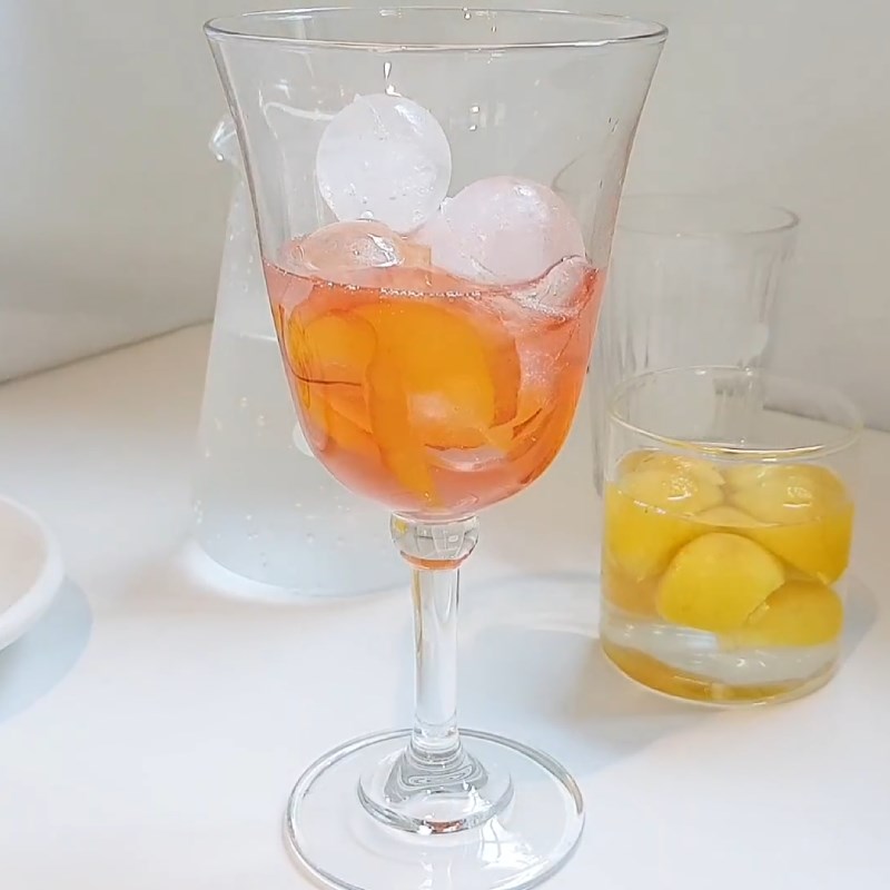 Step 4 Make soda Peach soda