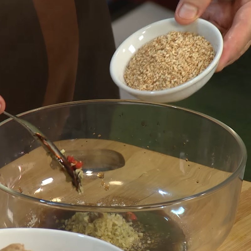 Step 2 Make the sauce Grilled Vegan Spare Ribs with Sesame