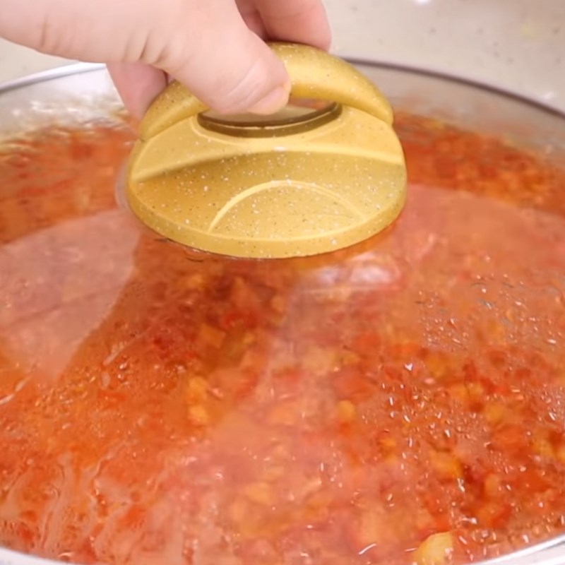 Step 4 Make Tomato Sauce Fried Tomato Eggs