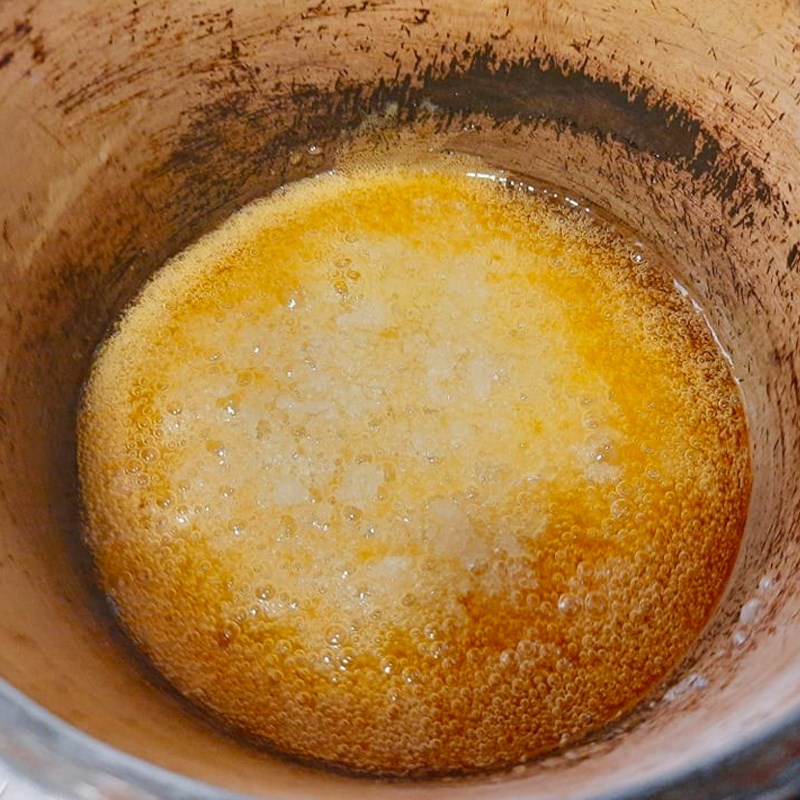 Step 2 Make the caramel sauce Caramel Orange Sponge Cake