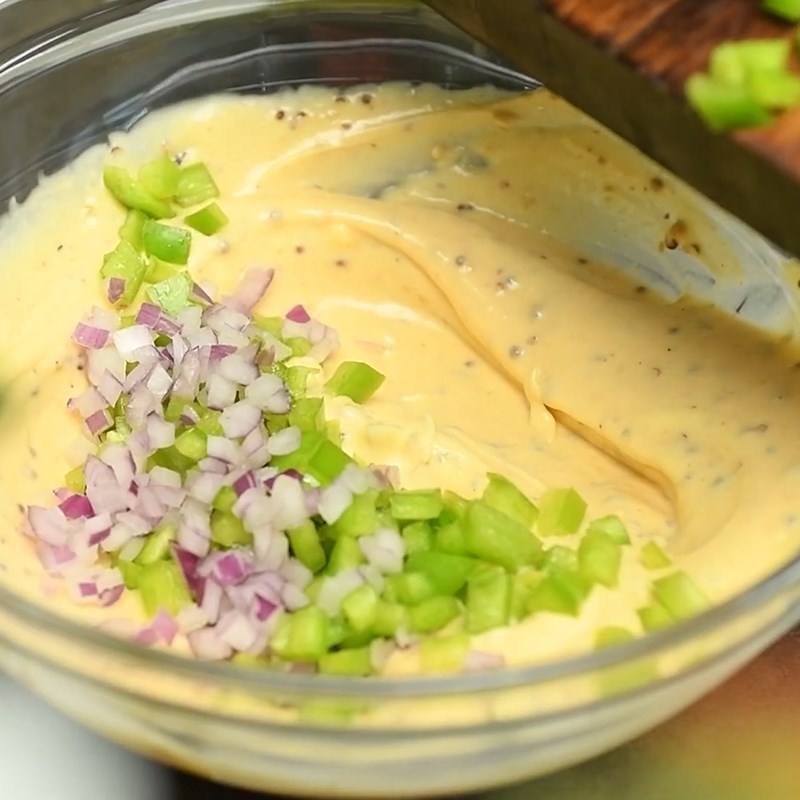 Step 4 Make the dressing for shrimp salad sandwich