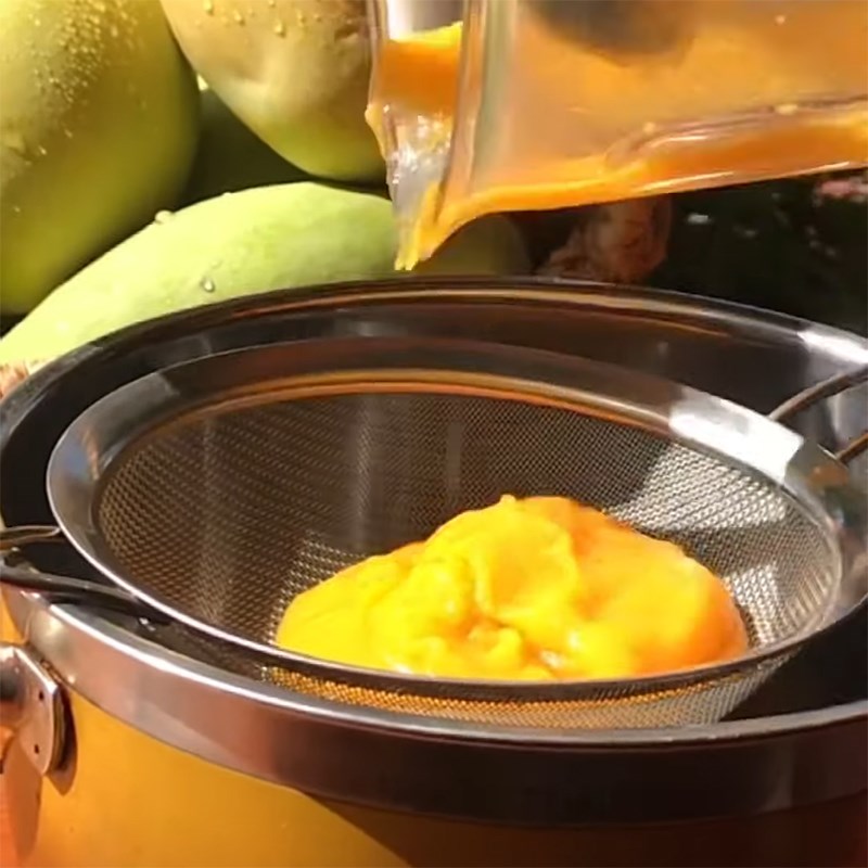 Step 2 Make mango sauce Soda mango