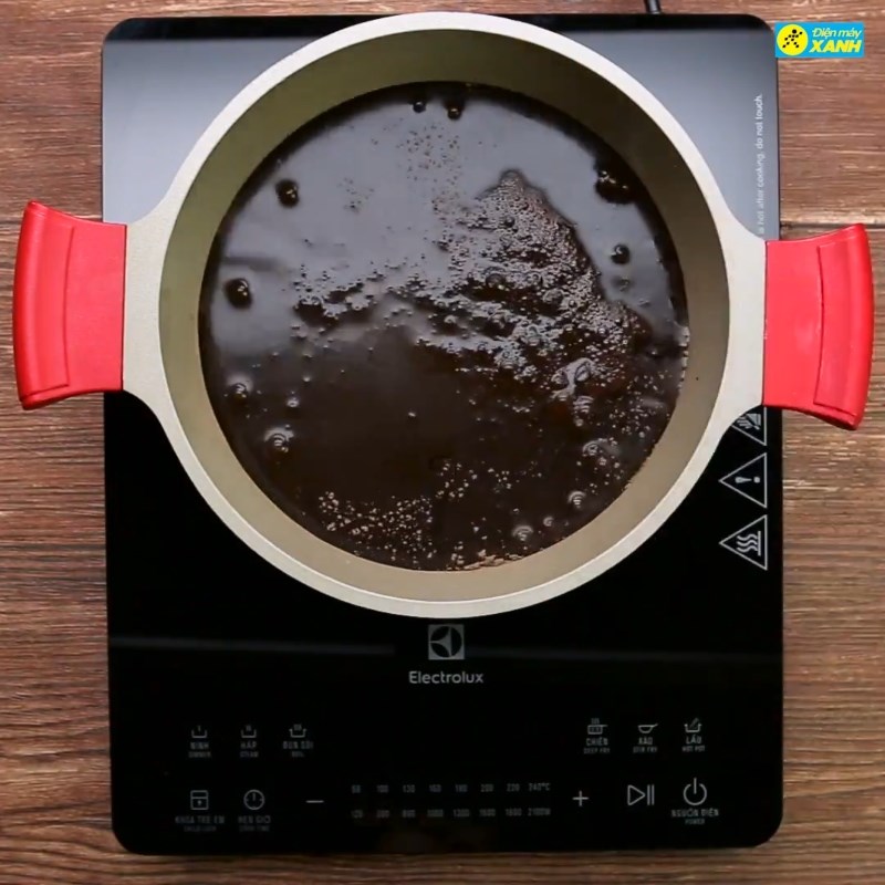 Step 1 Making Black Jelly with Coconut Milk