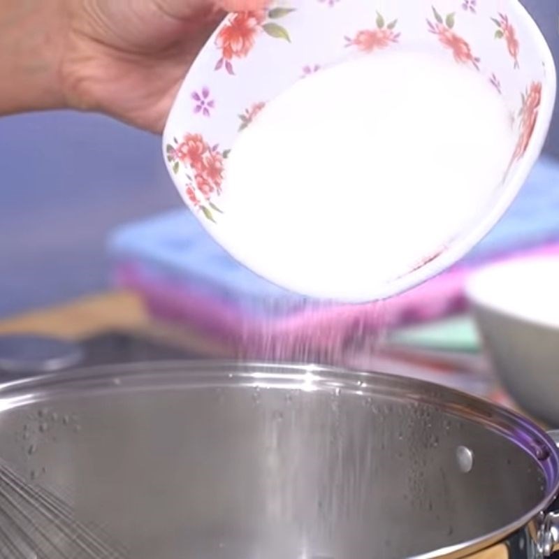 Step 4 Make red dragon fruit jelly Red dragon fruit milk tea