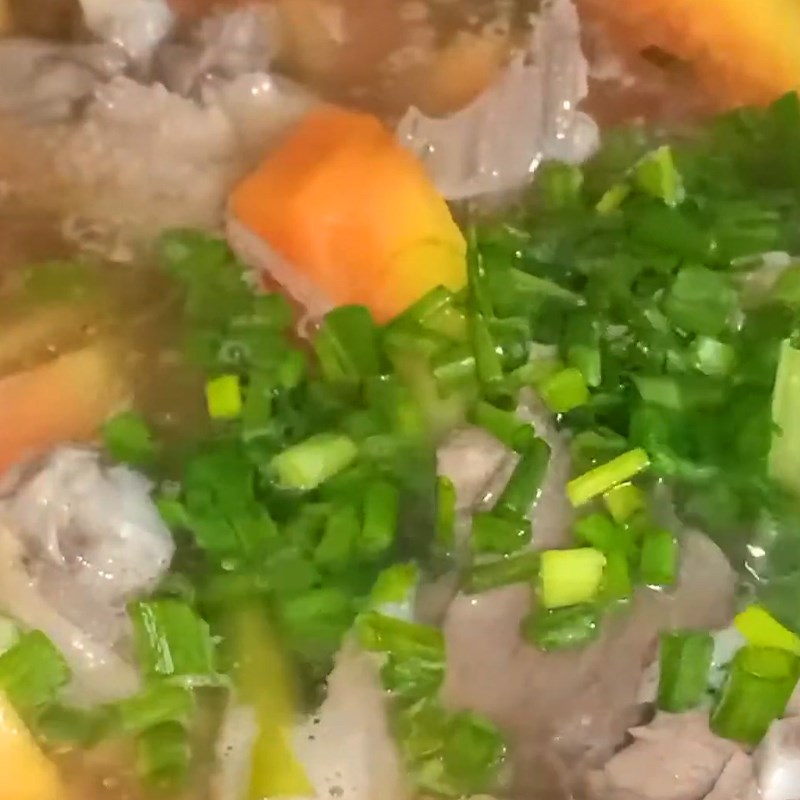 Step 5 Make duck stew with papaya Duck stew with papaya