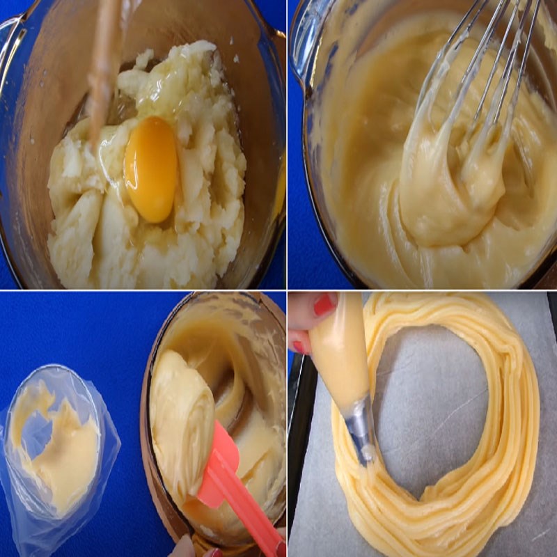 Step 1 Make the Puff Pastry Fruit Cream Puff Cake