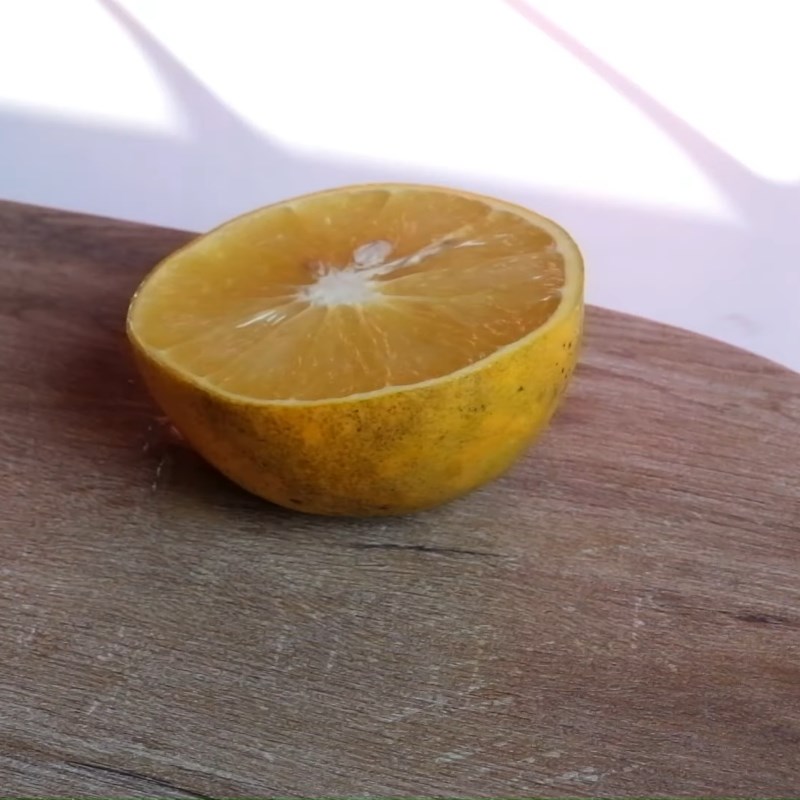 Step 2 Extract orange and tangerine juice Citrus tea