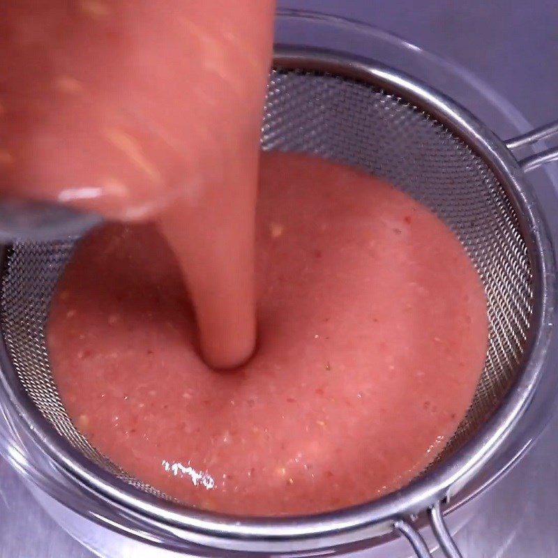 Step 3 Strain Strawberry Guava Juice Strawberry Guava Juice