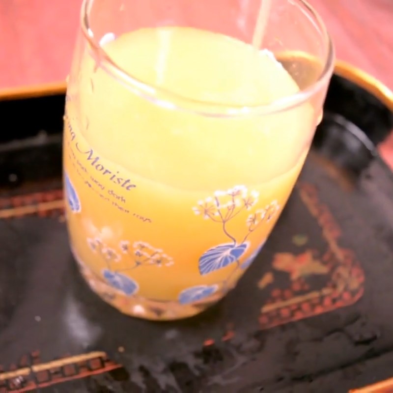 Step 3 Filtered jackfruit juice