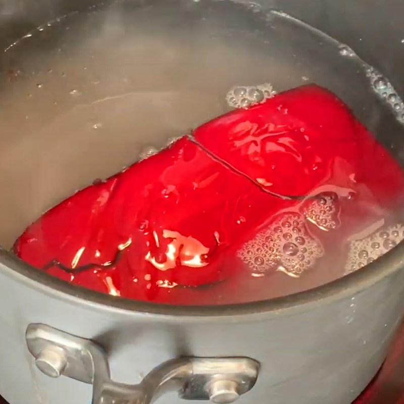 Step 5 Boil the blood Central Region Porridge