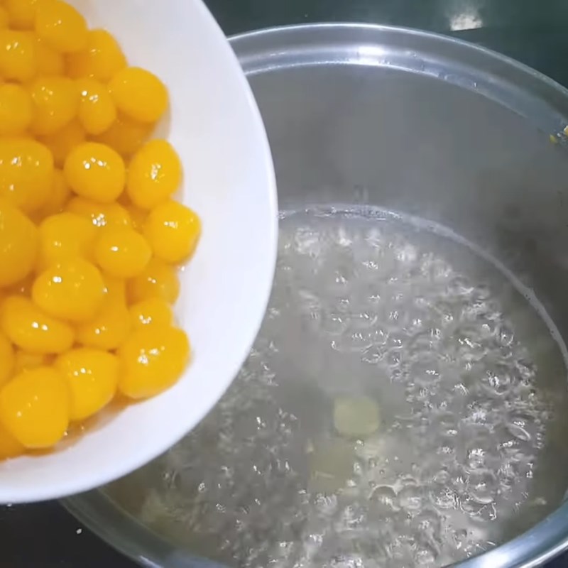 Step 4 Boiled Tapioca Pearls Tapioca pearls made from rice flour