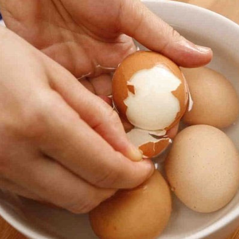 Step 1 Boil the eggs for avocado chicken egg salad