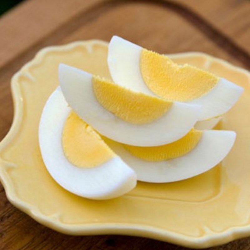 Step 1 Boil the eggs for avocado chicken egg salad